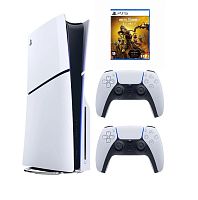 Игровая приставка Sony PlayStation 5 Slim + Mortal Kombat 11 Ultimate 2 геймпада