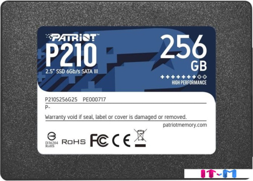 SSD Patriot P210 256GB P210S256G25 фото 4