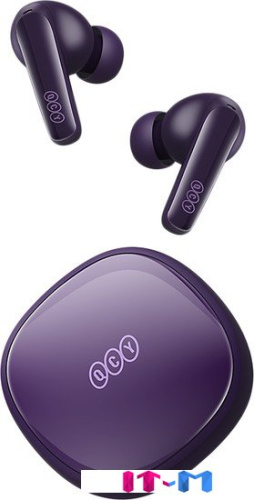 Наушники QCY T13X (фиолетовый) фото 2