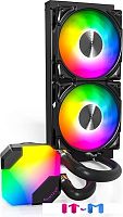 Жидкостное охлаждение для процессора Montech HyperFlow ARGB 240 (черный)