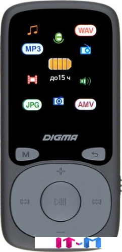MP3 плеер Digma B4 8GB (черный) фото 2