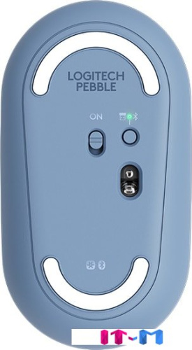 Мышь Logitech M350 Pebble (голубой) фото 2