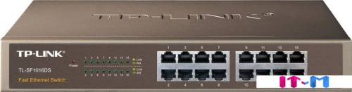 Коммутатор TP-Link TL-SF1016DS фото 2