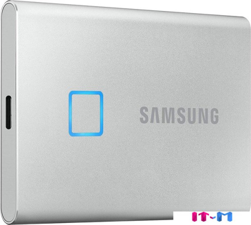 Внешний накопитель Samsung T7 Touch 2TB (серебристый) фото 3