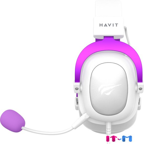 Наушники Havit Gamenote H2002d (белый/фиолетовый) фото 3