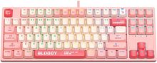 Клавиатура A4Tech Bloody S87 Energy Pink (Bloody BLMS Red Plus)