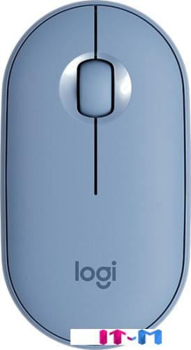 Мышь Logitech M350 Pebble (голубой) фото 5