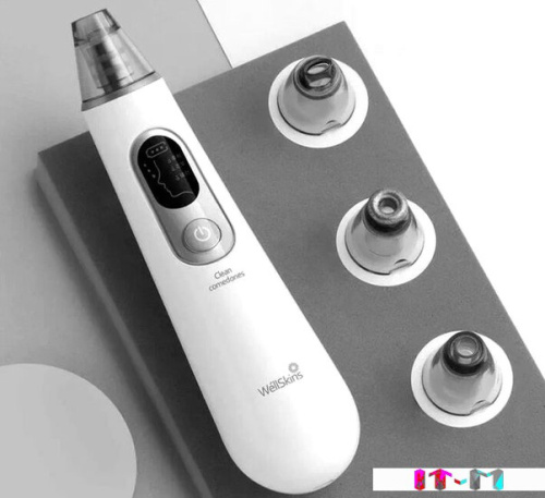 Прибор для вакуумной чистки WellSkins WX-HT100 (серебристый) фото 5