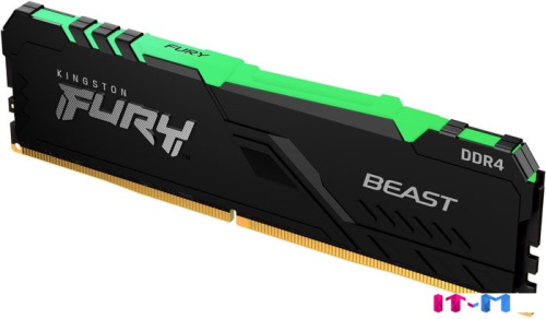 Оперативная память Kingston FURY Beast RGB 16GB DDR4 PC4-25600 KF432C16BB1A/16 фото 4