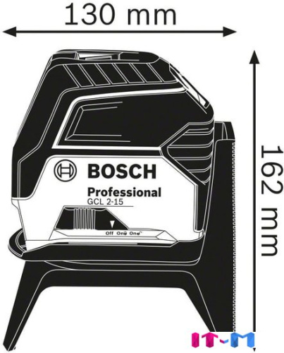 Лазерный нивелир Bosch GCL 2-50 Professional 0601066F01 (RM1 + BM3 + LR6) фото 2