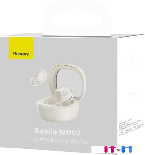Наушники Baseus Bowie WM02 (белый) фото 3