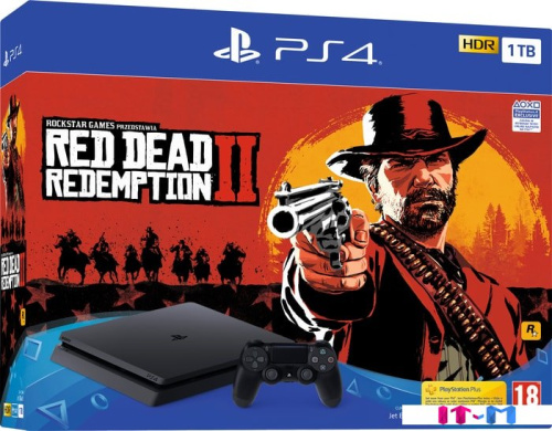 Игровая приставка Sony PlayStation 4 Slim 1TB Red Dead Redemption 2 фото 4