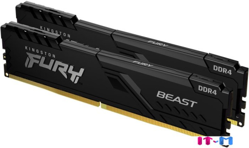 Оперативная память Kingston FURY Beast 2x16GB DDR4 PC4-25600 KF432C16BB1K2/32 фото 4