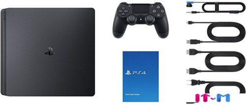 Игровая приставка Sony PlayStation 4 Slim 1TB God of War (черный) фото 3