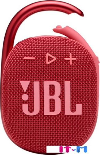Беспроводная колонка JBL Clip 4 (красный) фото 3