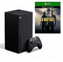 Игровая приставка Microsoft Xbox Series X + A Way Out (цифровая версия)