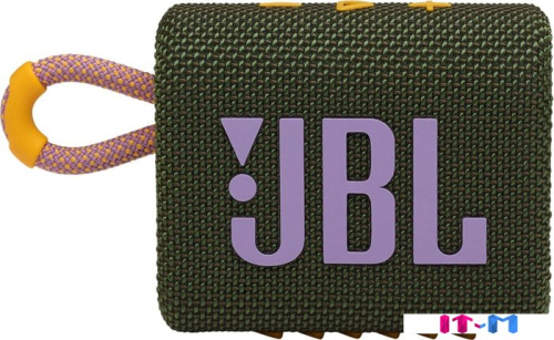 Беспроводная колонка JBL Go 3 (зеленый) фото 5