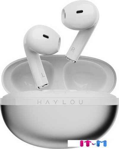 Наушники Haylou X1 2023 (белый/серебристый) фото 2