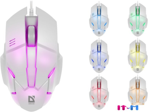 Мышь Defender Host MB-982 (белый) фото 2