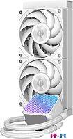 Жидкостное охлаждение для процессора ID-Cooling DX240 Max White