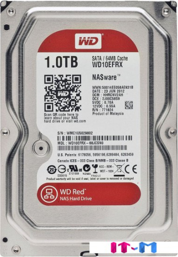 Жесткий диск WD Red 1TB (WD10EFRX) фото 3