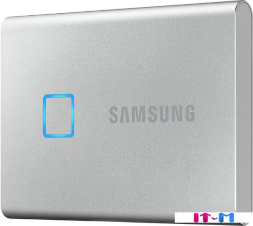 Внешний накопитель Samsung T7 Touch 2TB (серебристый) фото 2