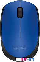 Мышь Logitech M171 Wireless Mouse синий/черный [910-004640]