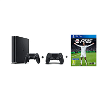 Sony PlayStation 4 Slim 1TB + FC 25 2 геймпада