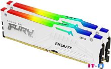 Оперативная память Kingston FURY Beast RGB 2x32ГБ DDR5 5200 МГц KF552C40BWAK2-64