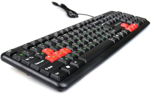 Клавиатура Nakatomi KN-02U Black-Red фото 3