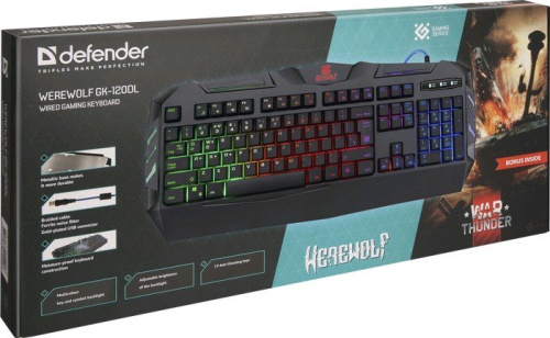 Клавиатура Defender Werewolf GK-120DL фото 3