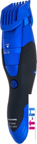 Машинка для стрижки Panasonic ER-GB40 (черный/синий) фото 3