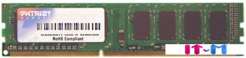 Оперативная память Patriot 4GB DDR3 PC3-12800 (PSD34G16002) фото 2