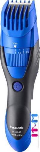 Машинка для стрижки Panasonic ER-GB40 (черный/синий) фото 5