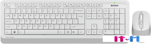 Клавиатура + мышь A4Tech Fstyler FG1010 (белый/серый) фото 2