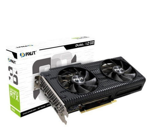 Видеокарта Palit GeForce RTX 3060 Dual 12GB GDDR6 NE63060019K9-190AD