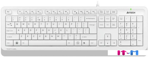 Клавиатура A4Tech Fstyler FK10 (белый/серый) фото 2