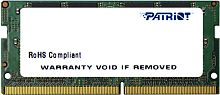 Оперативная память Patriot Signature Line 4GB DDR3 SODIMM PC3-12800 [PSD34G160081S]