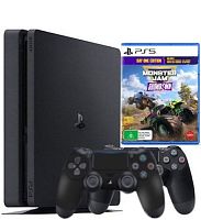 Sony PlayStation 4 Slim 500GB + Monster Jam Showdown Day One Edition 2 геймпада