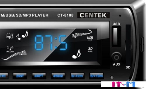 USB-магнитола CENTEK CT-8108 фото 4