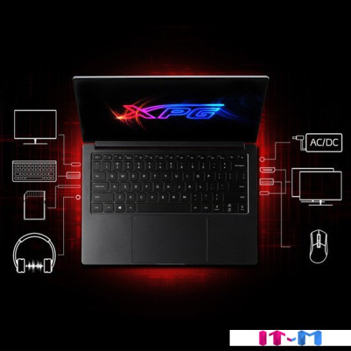 Ноутбук ADATA XPG Xenia 14 XENIA14I7G11GXELX-BKCRU фото 5