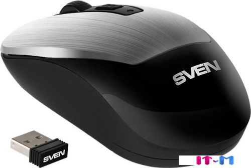 Мышь SVEN RX-380W (серебристый) фото 4