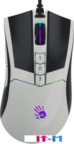 Игровая мышь A4Tech Bloody W90 Max (белый/черный) фото 3
