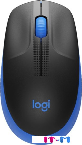 Мышь Logitech M190 (черный/синий) фото 3