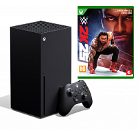 Игровая приставка Microsoft Xbox Series X + WWE 2K25 цифровая версия