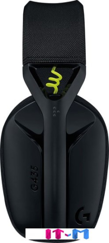 Наушники Logitech G435 Lightspeed (черный/неоновый желтый) фото 4