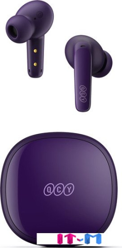 Наушники QCY T13X (фиолетовый) фото 3