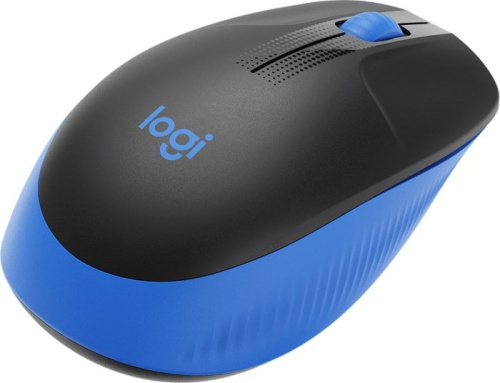 Мышь Logitech M190 (черный/синий) фото 2