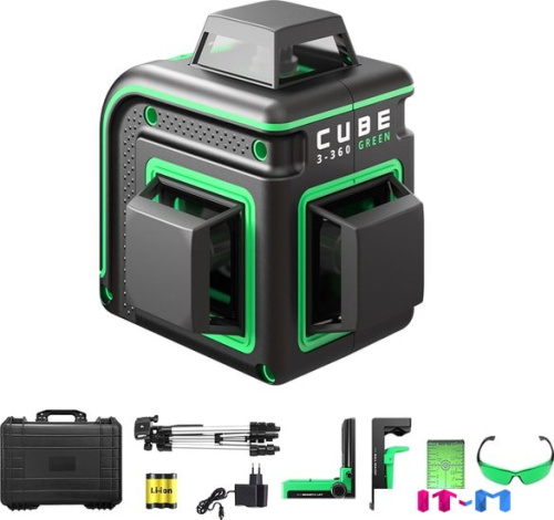 Лазерный нивелир ADA Instruments Cube 3-360 Green Ultimate Edition A00569 фото 5