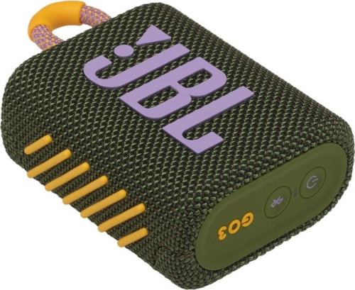 Беспроводная колонка JBL Go 3 (зеленый) фото 4